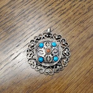 Tibetan Mandala Pendant